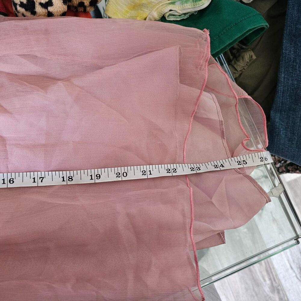 vintage y2k forever 21 pink fairy coquette whimsical beaded skirt - Picture 4 of 5